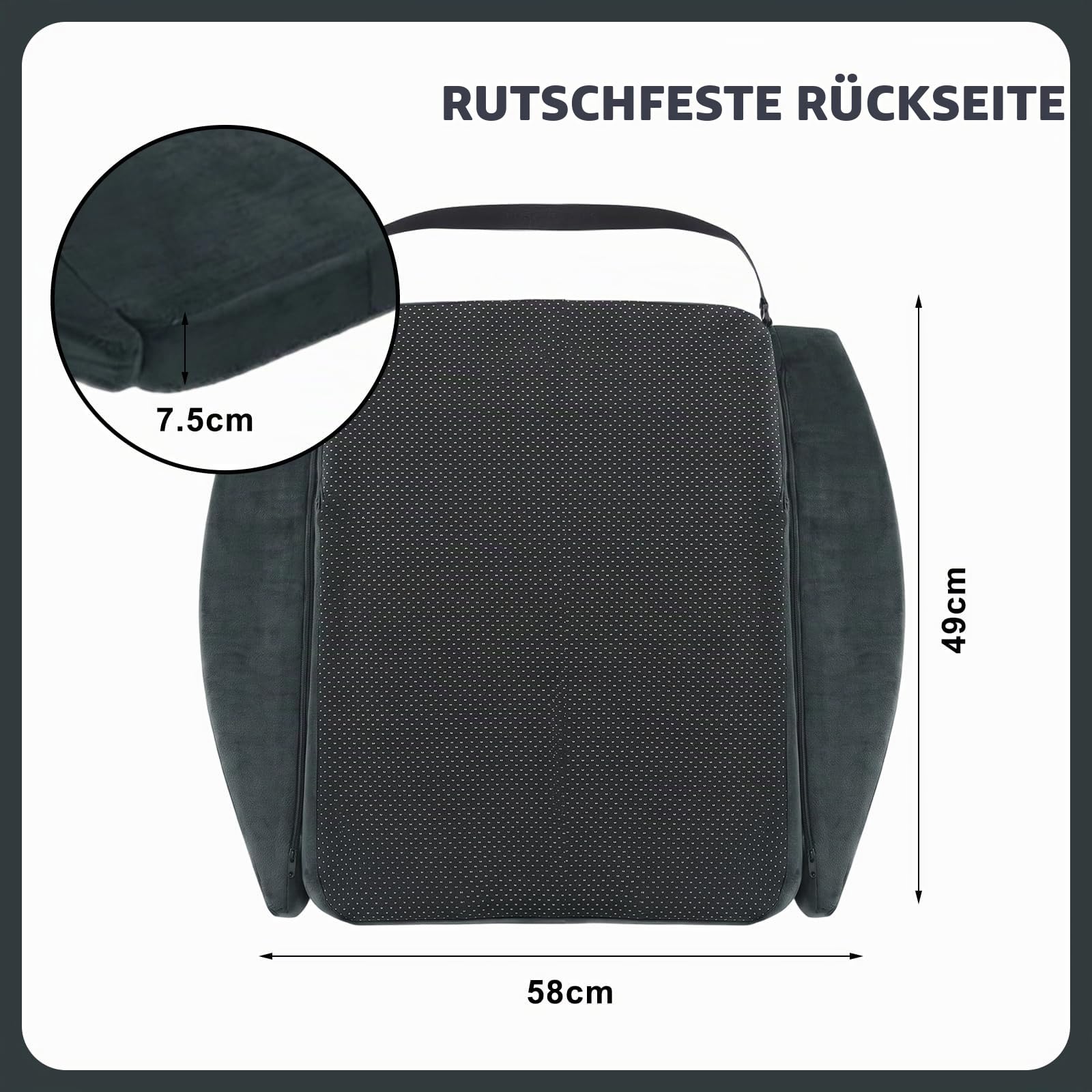 Ergonomisches Sitzkissen für Gaming-Stuhl & Bürostuhl, Steißbein Entlastung & Orthopädischer Komfort, für Bürostuhl E-Sport & Studium Druckentlastend & Atmungsaktiv Unterlage für langes Sitzen