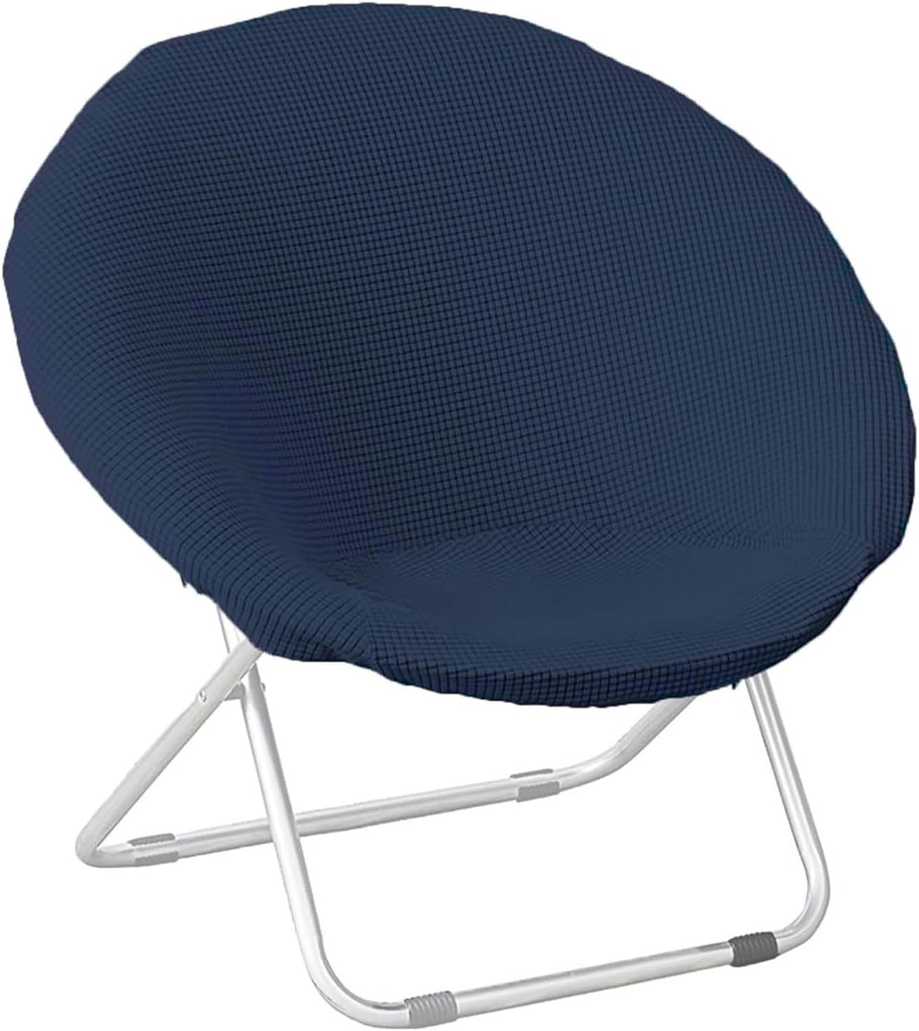 N/A Polar Fleece Round Saucer Chair Cover Slipcover