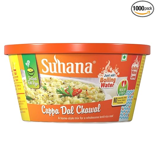 Suhana Cuppa Dal Chawal Ready to Eat Instant Breakfast