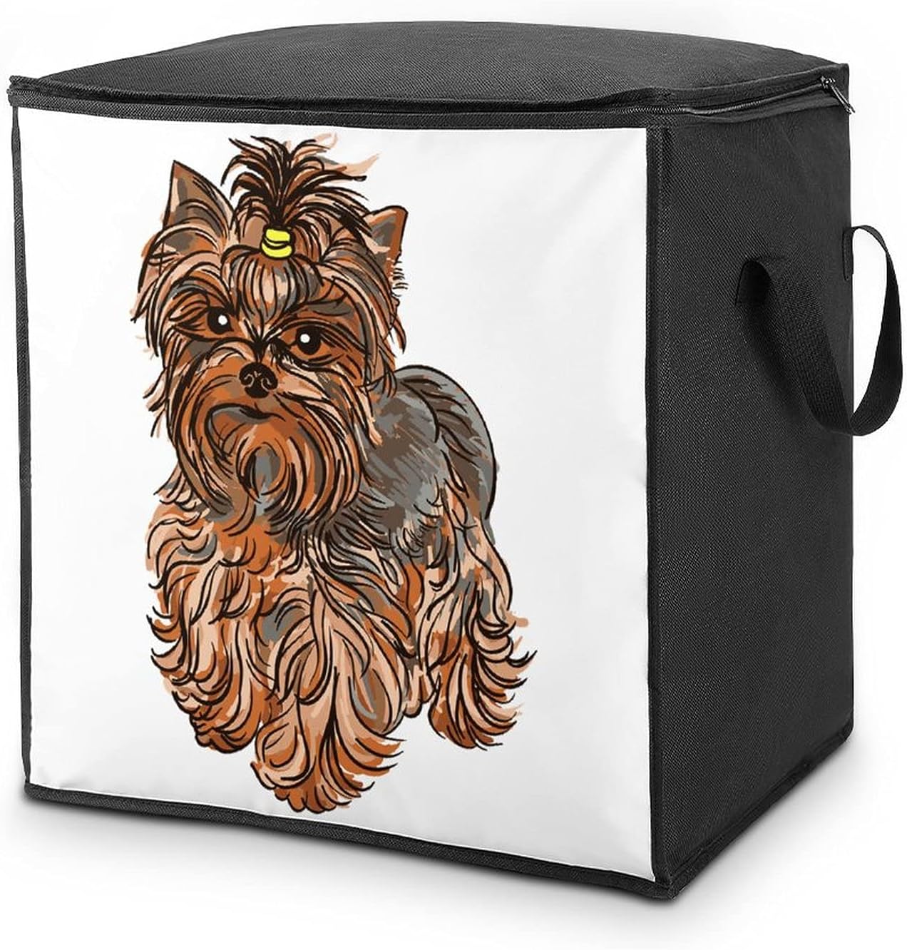 布団収納ケース 布団收纳袋 ヨークシャー テリア 犬 衣类収納ケース 防塵 着物収納 布団袋 毛布収納ケース 衣類収納バッグ 取っ手付き 折りたたみ 大容量 頑丈 高耐久性 防湿 防虫 防カビ 収納 引越し 衣替え 省スペース Anbx Net