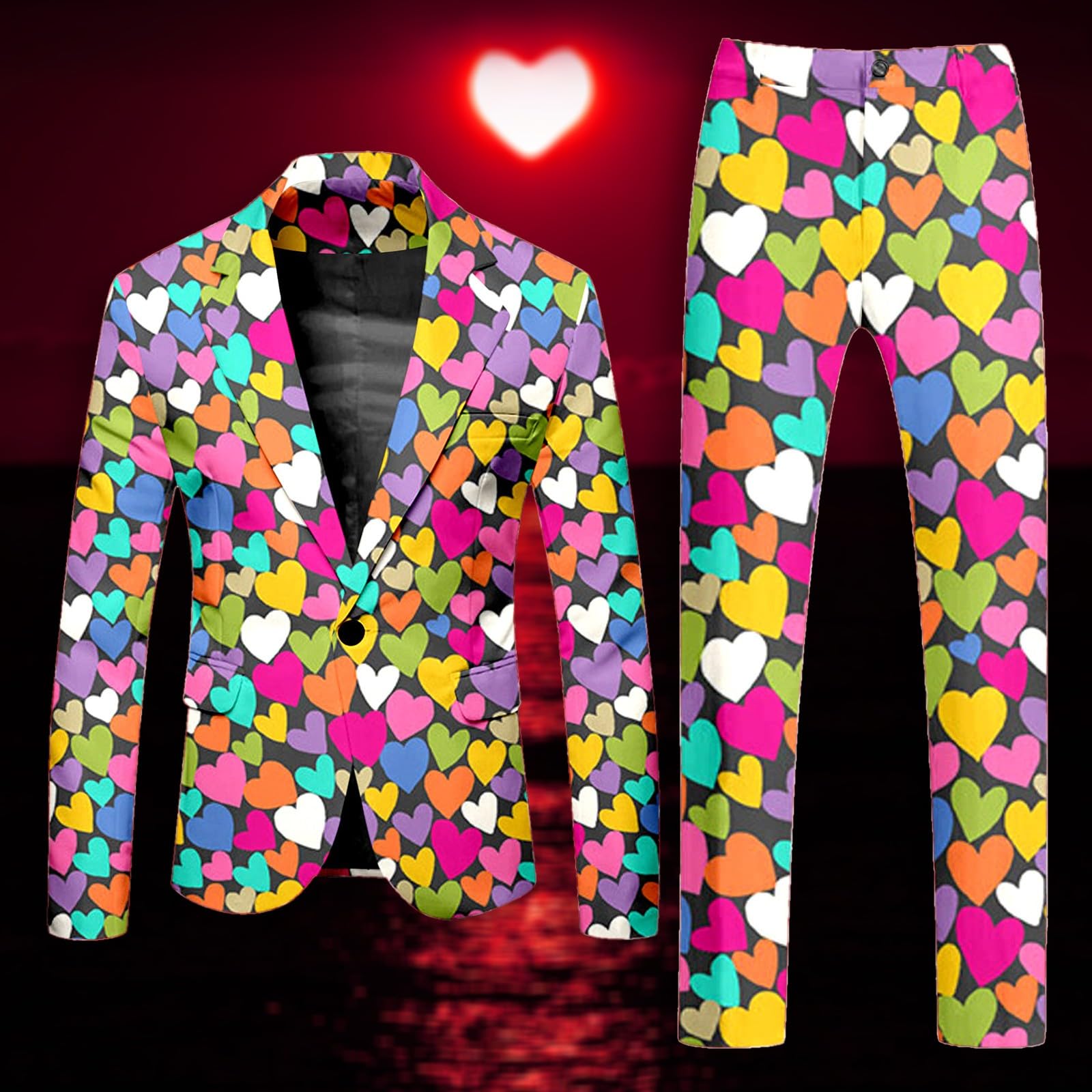 Générique Set da uomo in cotone 2 pezzi Tuta da jogging Maglione Girocollo Pantaloni Elastico in Vita Tessuto Traspirante Tempo Libero Esterno A129