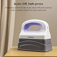 Vista 4 de EENOUR Máquina de prensa para gorras, mini prensa de calor para gorras con 3 niveles de calentamiento y apagado automático, prensa manual fácil