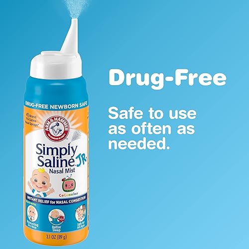 Miniatura 5 de Arm & Hammer Simply Saline Jr. - Niebla nasal 3.1 oz - Cocomelon