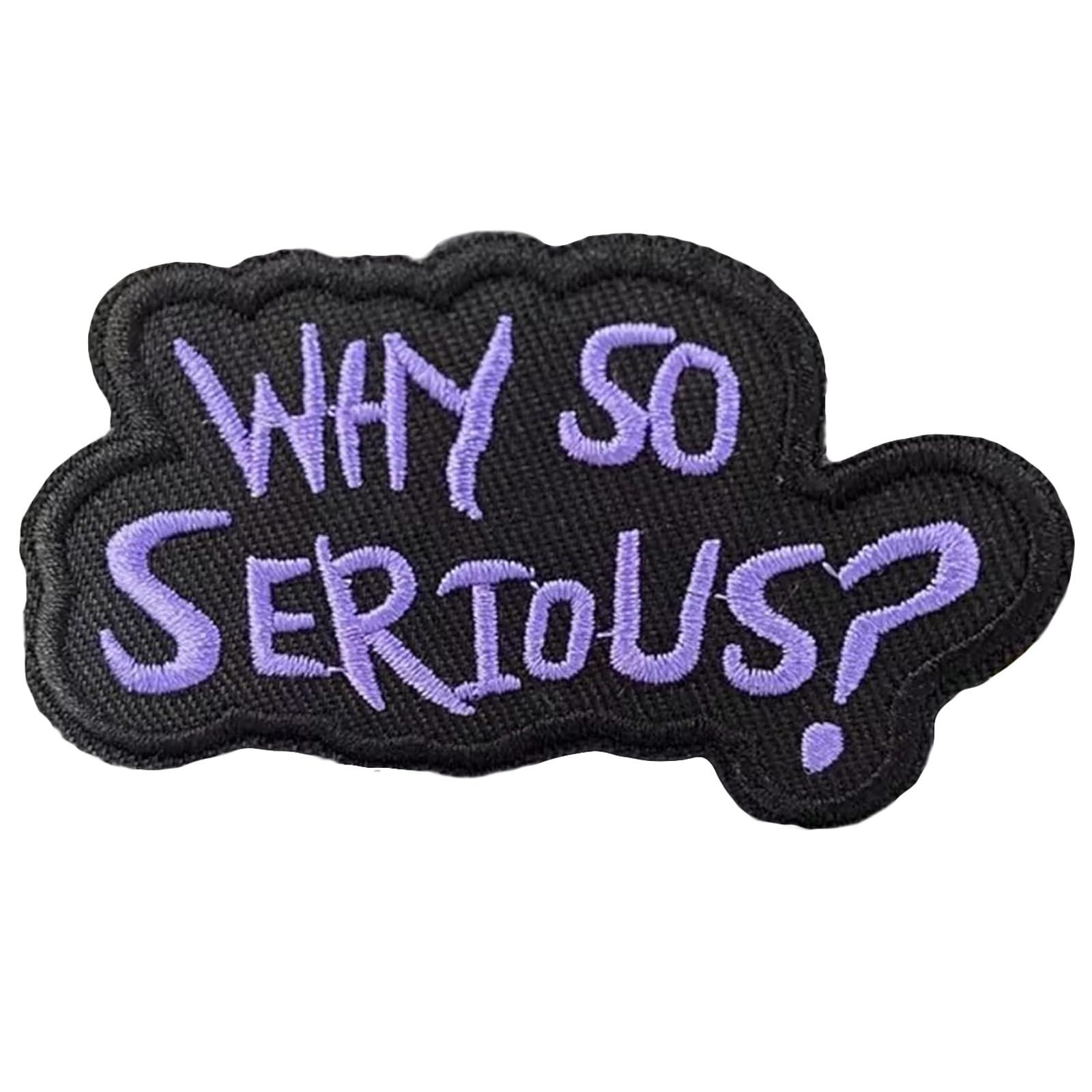 Patch humoristique à coudre pour vêtements, sacs à dos et chapeaux