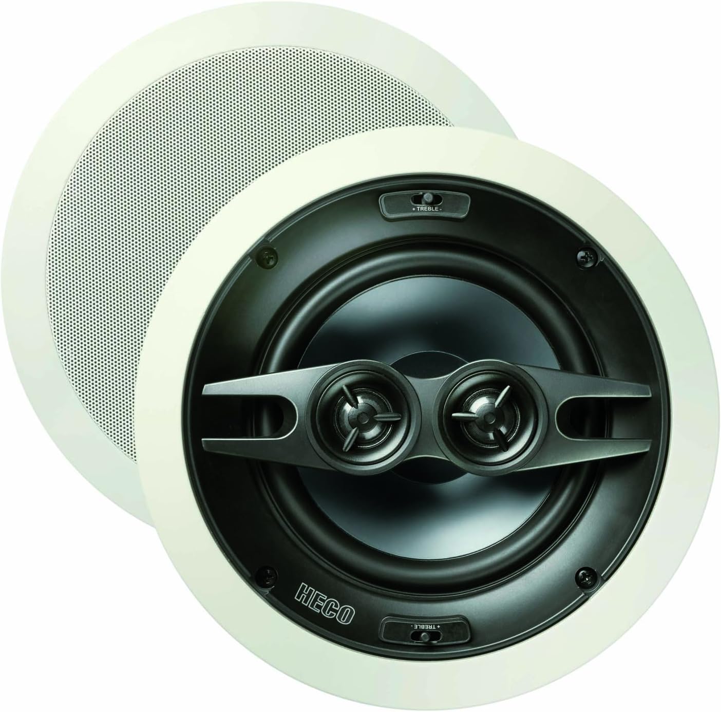 Heco INC 2602 (Pack of 2 x 2 way High-end Built-in Speakers, White