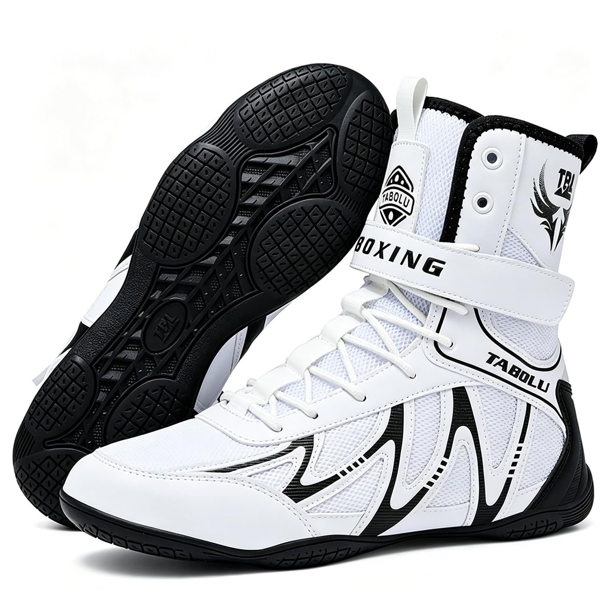 Zapatillas De Boxeo para Hombre Zapatos de Deportivas Artes Marciales Transpirables Antideslizantes Botas De Fitness Interiores para Lucha Libre Sentadillas