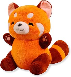 Roter Panda Schlüsselanhänger - Kawaii Plüschtier Keychain Niedlich