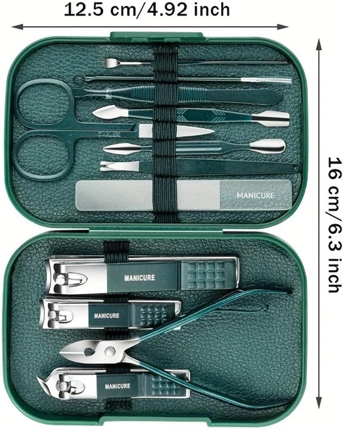 Nail Clipper Set 12Pcs Colorful Stainless Steel Nail Scissors Manicure Tools Nail Clipper Set Pedicure Care Cuticle Nipper Travel Kit Nail Art Fingernail Clipper(Purple)