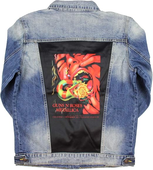 Dragonfly Uomini Guns N' Roses Metallica di Un Giorno sul Verde del  Concerto Settembre 1992 Denim Jean Camicia (Blu Lavaggio Acido, XL) :  Amazon.it: Abbigliamento