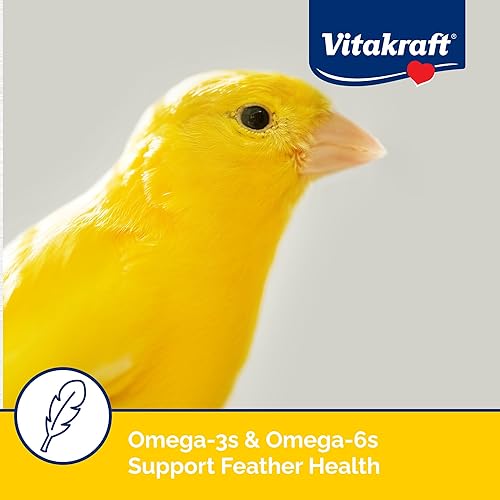 Miniatura 6 de Vitakraft Menu Premium Canary and Finch Food - Alimento diario fortificado con vitaminas para pájaros pequeños y marrones de 2.5 libras (paquete de