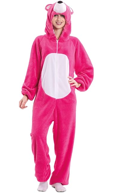 EUROCARNAVALES Disfraz de Oso Rosa para Mujer