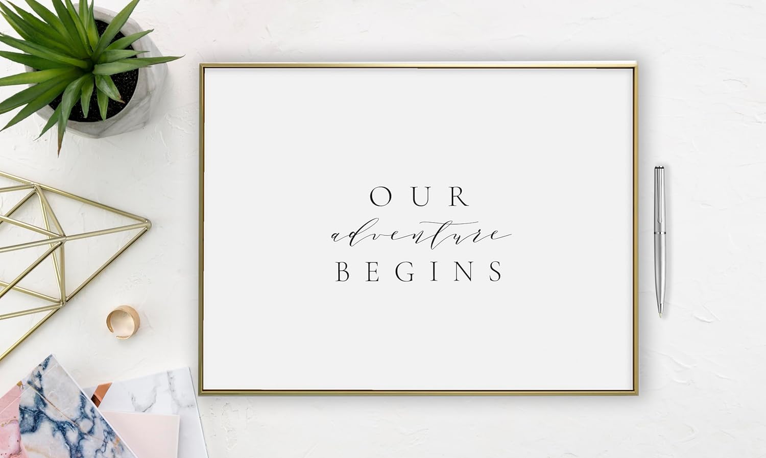 UNITED ESELL Wedding Guest Book Alternative 14x11 - Wedding Sign 10x8 - Bride Gift Decoration - Guest Book Wedding Reception - Table Decor - Wedding Planner (White and Black)