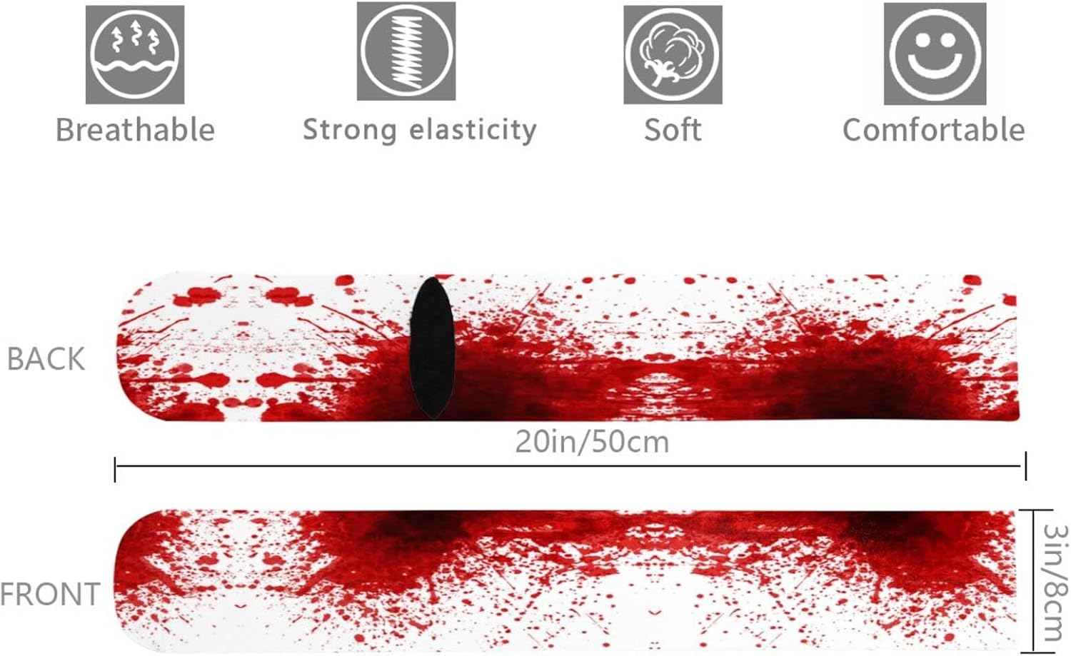 Women's Knee High Socks Bloody Splatter Tube Socks High Stockings Outdoor Sport Socks - Image 7