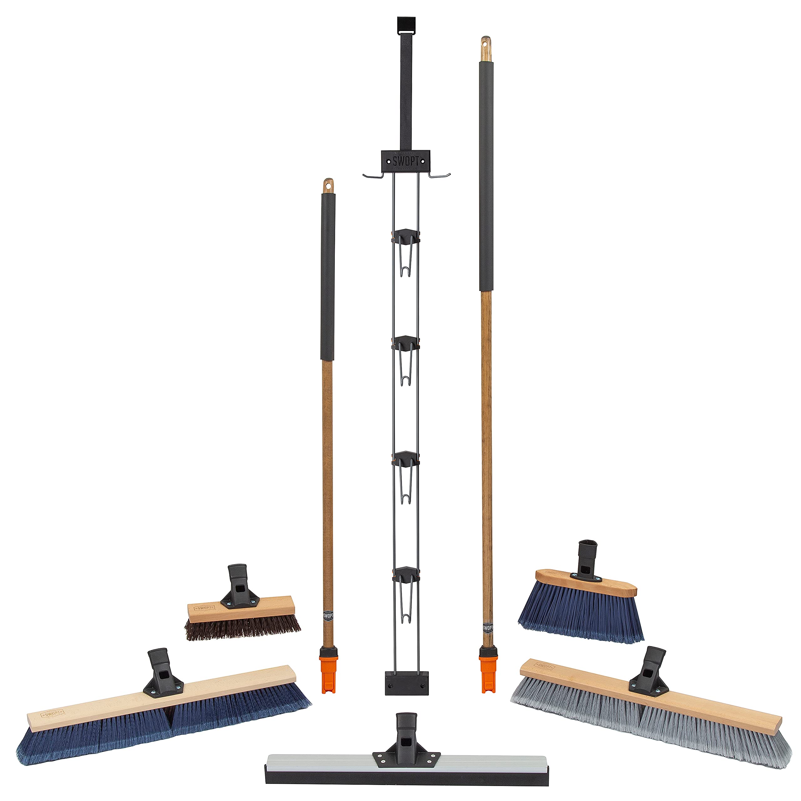 Buy SWOPT Garage Kit — Includes 48” and 60” Wooden Handles, Smooth