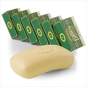 Sabonete em barra sem perfume Castile – 6 barras de sabão natural para homens, mulheres e crianças – Verificado pela EWG com manteiga de cacau orgânica crua e azeite de oliva por Carolina Castile, 142