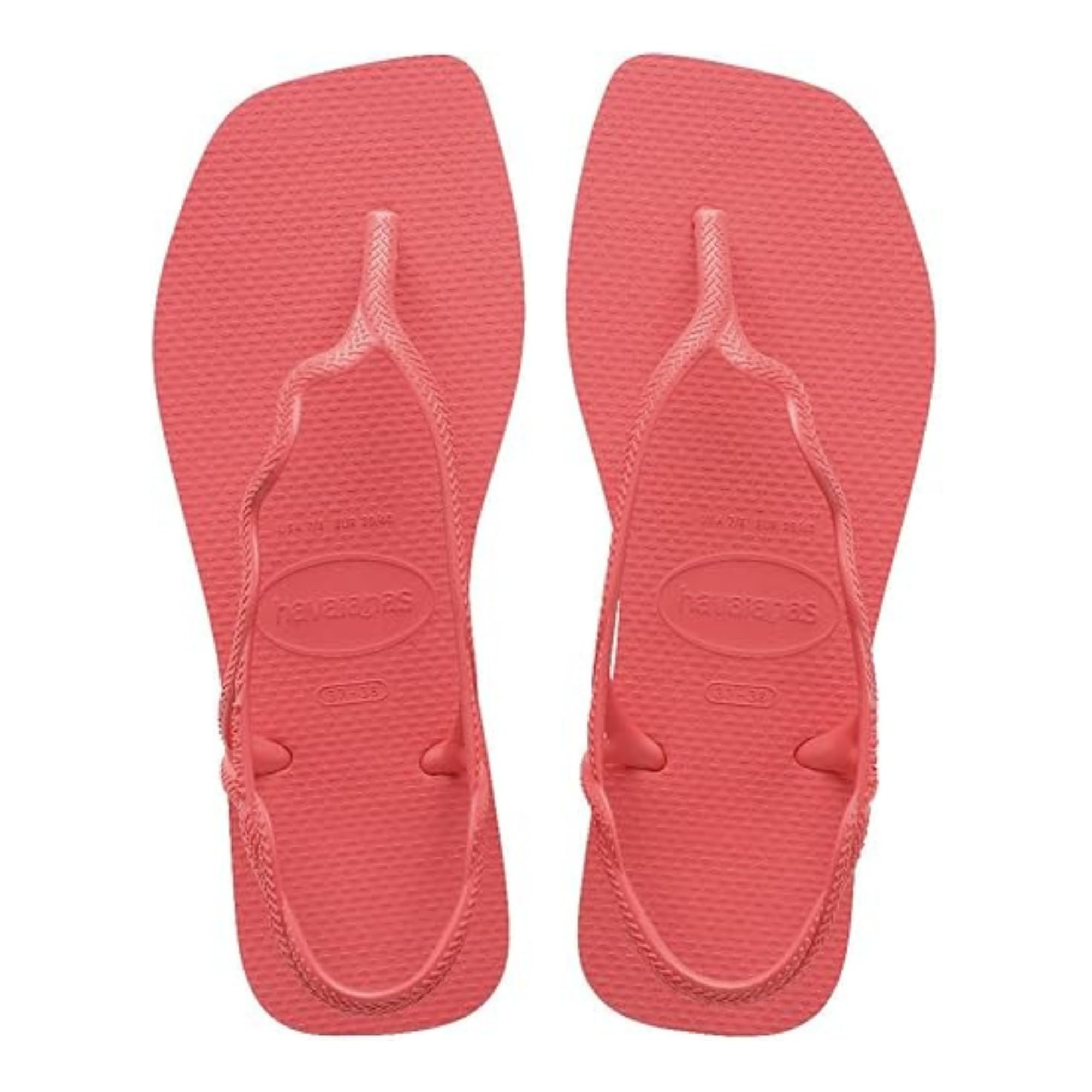 Havaianas – Soleil, stilvolle, langlebige und bequeme T-förmige Sandalen mit Riemenverschluss hinten, Wellenschnallen und profilierter Sohle, Damen