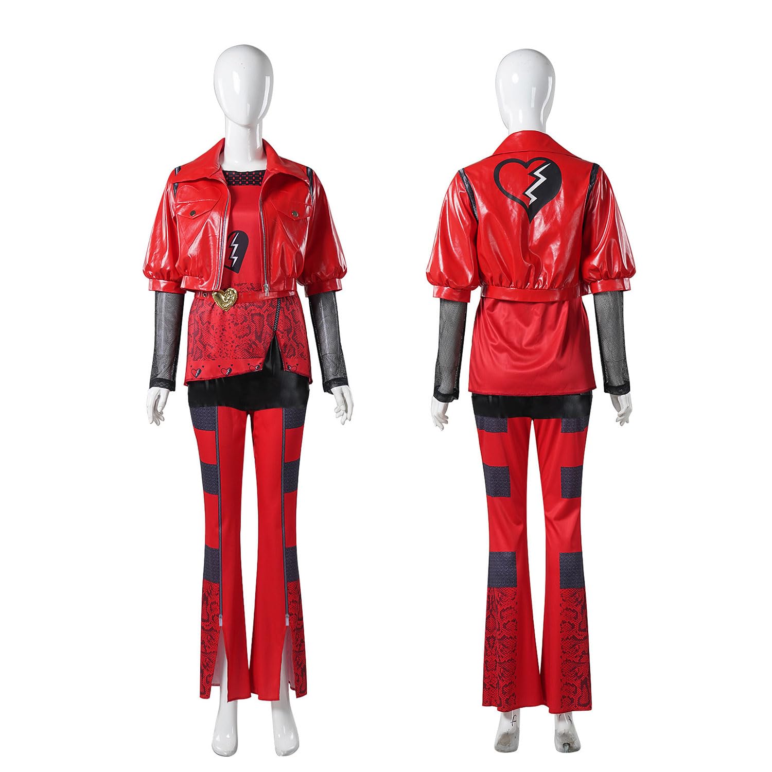 Amazon.co.jp: ディセンダント 4 コスプレ レッド 4点セット