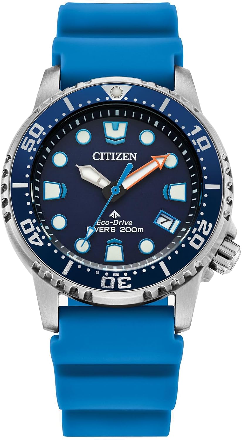 CITIZEN Orologio solare da donna Eco-Drive in acciaio inox con cinturino in caucciù - Promaster Aqualand - EO2028-06L, cinghia CITIZEN Orologio solare da donna Eco-Drive in acciaio inox con cinturino in caucciù - Promaster Aqualand - EO2028-06L, cinghia
