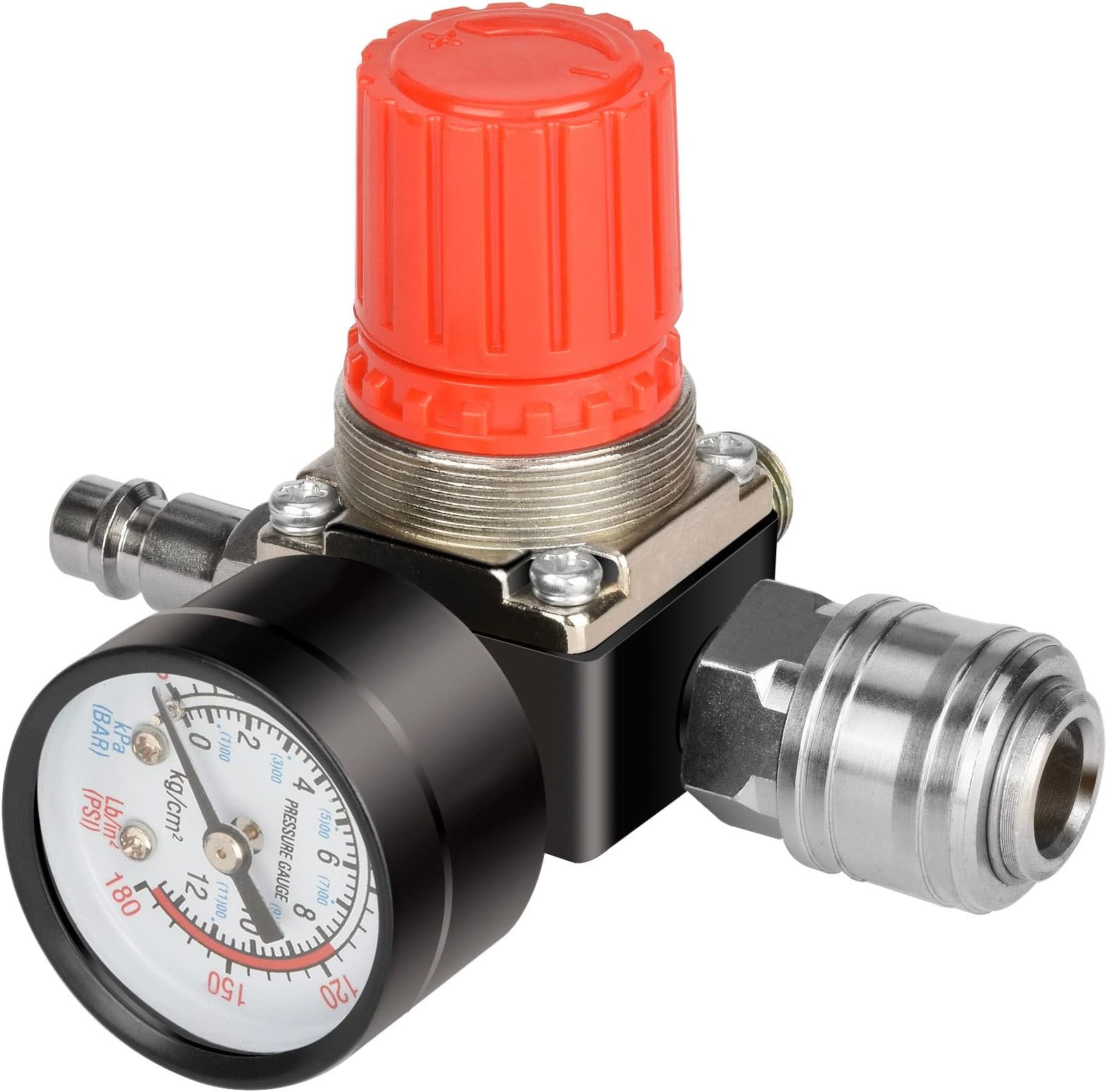 1/4 inch Pressure Regulator Valve,Compressor Regulator 1/4 Air Compressor Filter for Air Compressor＆ Air Tools