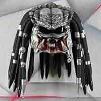 MTEC 実物 プレデター フェイスアーマー Amazon.co.jp: FFWIGS プレデターヘルメットオートバイ