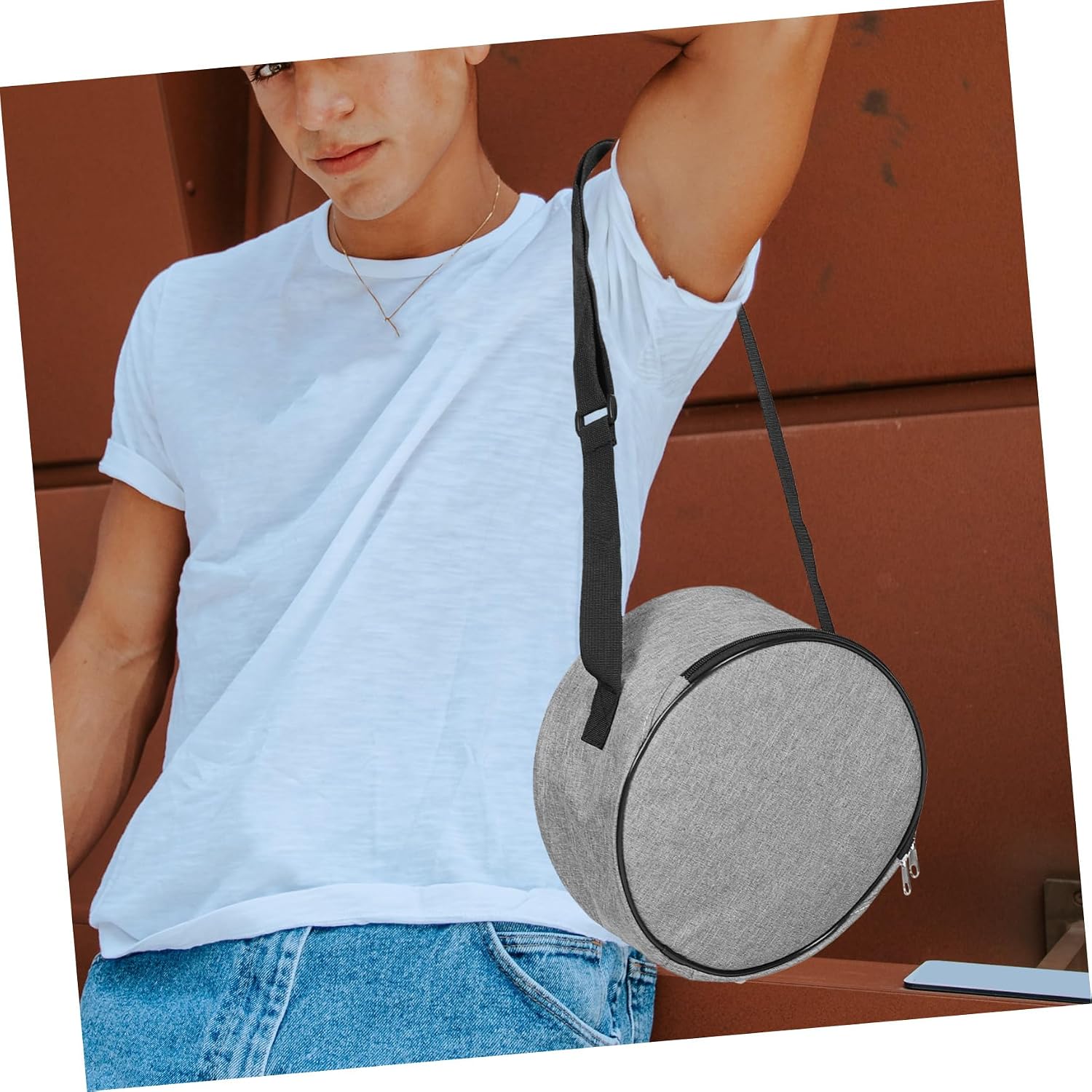 Convenient Disc Golf Shoulder Bag Lightweight Flying Disc Carrier for Beginners Accessory for Outdoor Training and Practice