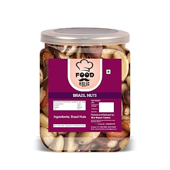 FOOD HOLIC Brazil Nuts 300 Gram Airtight Container