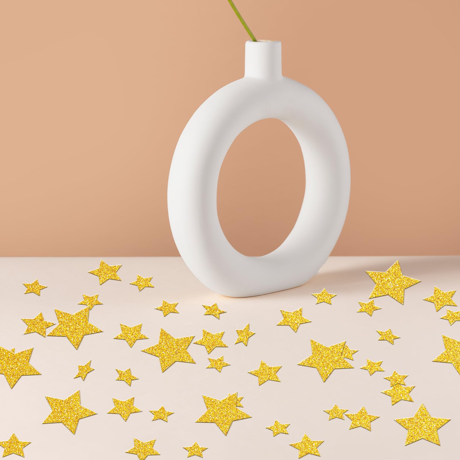 Confettis Étoiles Dorées - 100 Pièces - Diamètre 3cm - Pour Décoration De Table De Noël