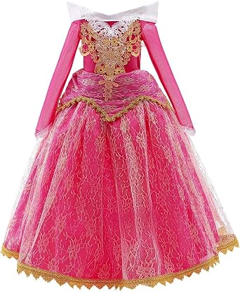 Dressy Daisy Princess Costume Dress Up Toddler Little Girls Halloween Birthday Party Fancy Ball Gown