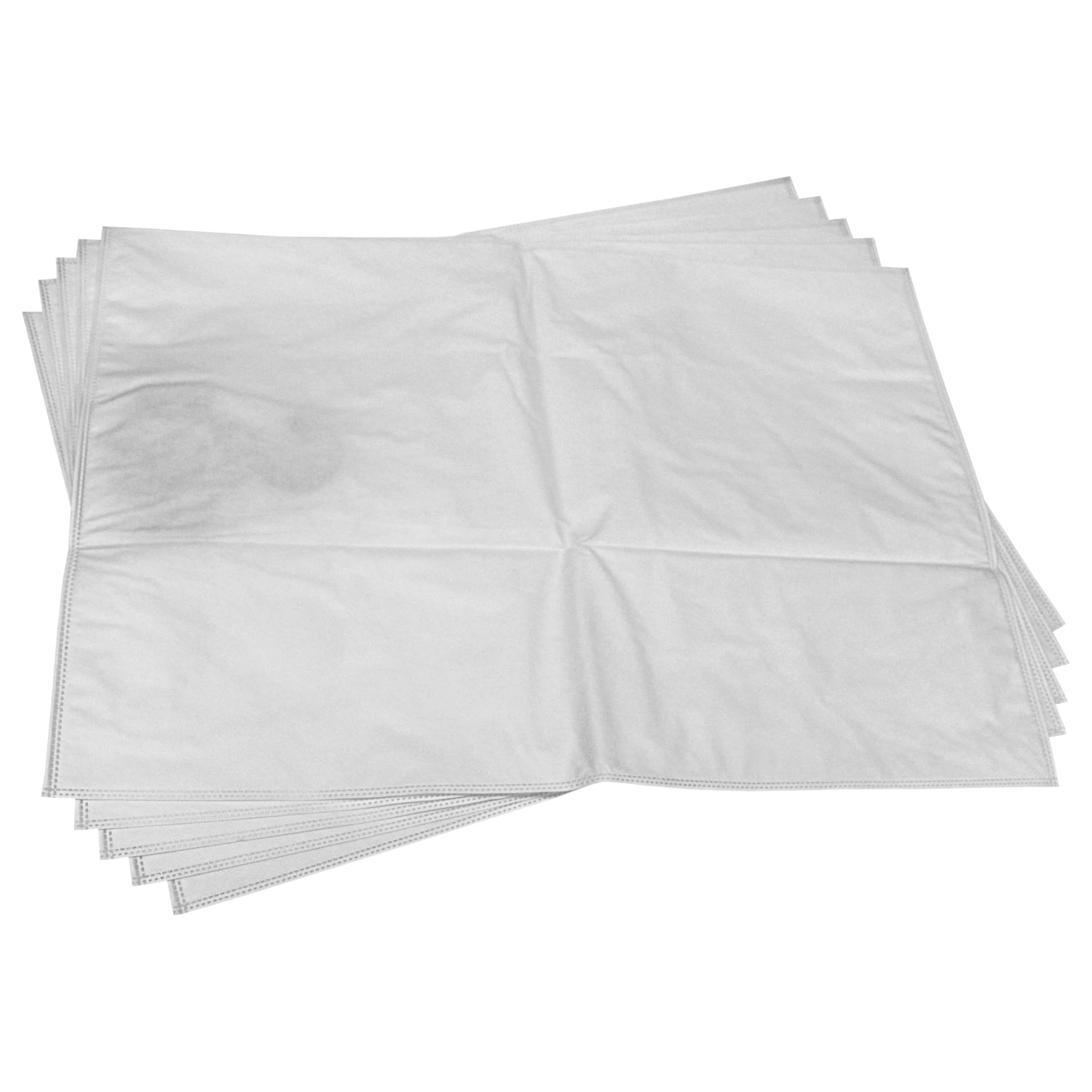 vhbw 20x Staubbeutel kompatibel mit Milwaukee AS 30 MAC | AS 42 MAC, AS 30 LAC Staubsauger - Vlies, 30l Füllvolumen, 74cm x 51cm Weiß