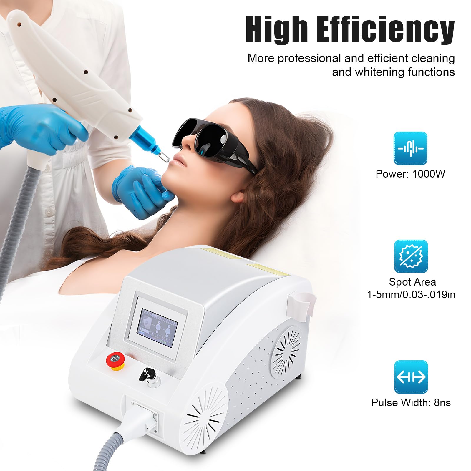 Amazon.com: Q Switched Nd Yag Laser Tattoo Removal Machine