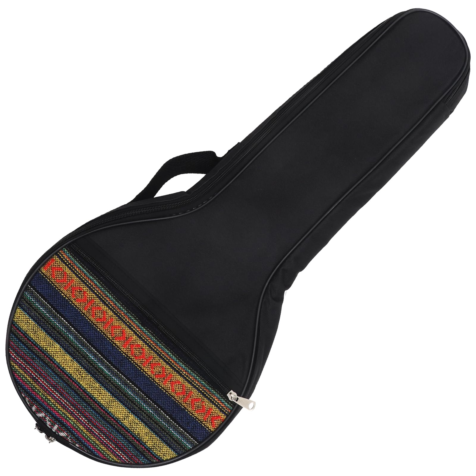 Funda para banjo de 4 cuerdas, para ukelele, bolsa de almacenamiento para instrumentos musicales, bolsa de transporte portátil, color negro