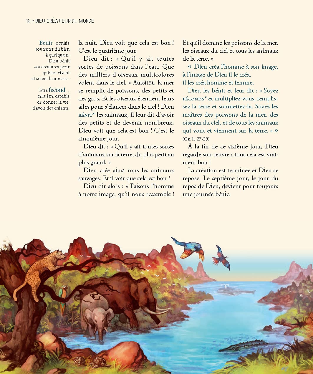 La Bible illustrée (couleur de couverture varié)
