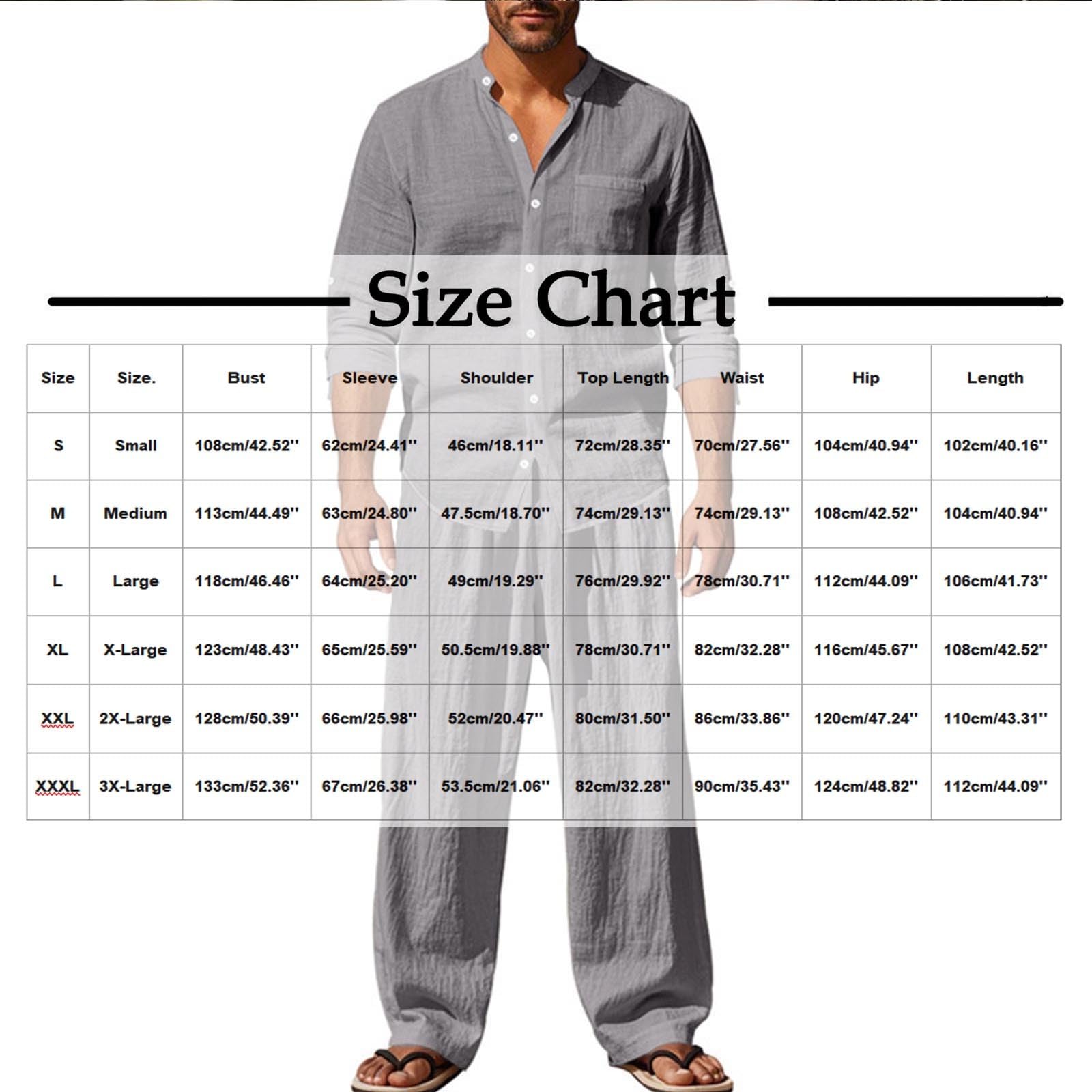 EMATOP Leinen Outfits Herren Sommer Leicht Sportanzug Lässiges Einfarbig Jogginganzug Baumwolle Leinen Tracksuit Casual 2 Teiliges Sommerhemd und Lang Hosen Freizeitanzug Zweiteiler Workout Set
