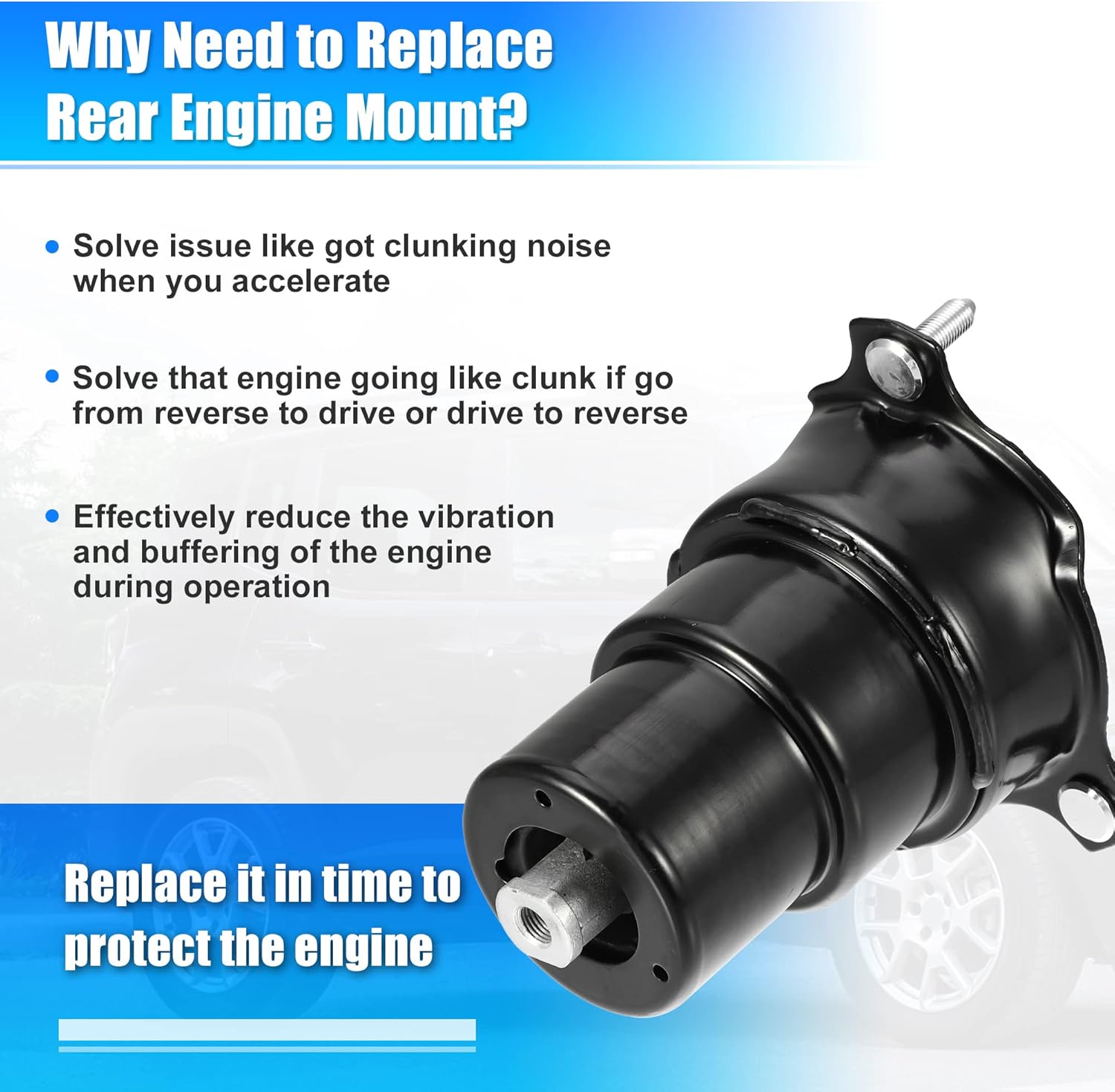 X AUTOHAUX Front Engine Motor Transmission Mount 12361-0V080 for Toyota Camry SE 2.5 L4 2012-2013 Engine Torque Strut Mount Bracket