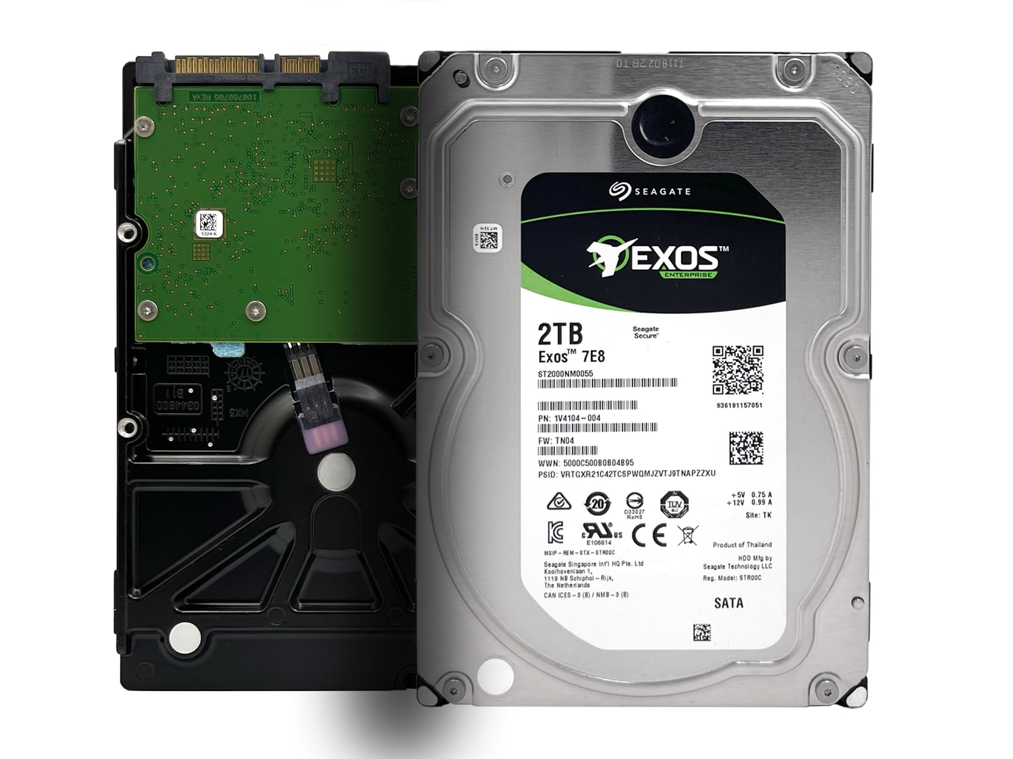 WD 2TB HDD + Seagate 1TB HDD セット Amazon.com: Seagate Enterprise 2TB HDD ST2000NM0055 2TB SATA III