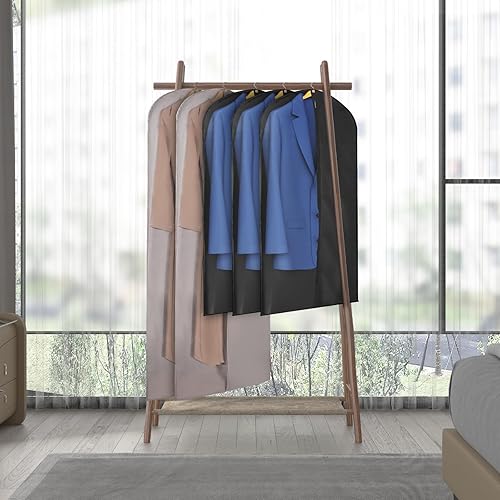 Vista 31 de KEEGH Bolsas de traje de 40 pulgadas para almacenamiento en armario (juego de 10) bolsas de ropa para colgar ropa, bolsas de traje para trajes