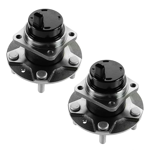 Miniatura 727 de TRQ Juego de 2 rodamientos de rueda delantera y conjunto de cubo compatible con Ford Mustang 2005-2007 2005-2014