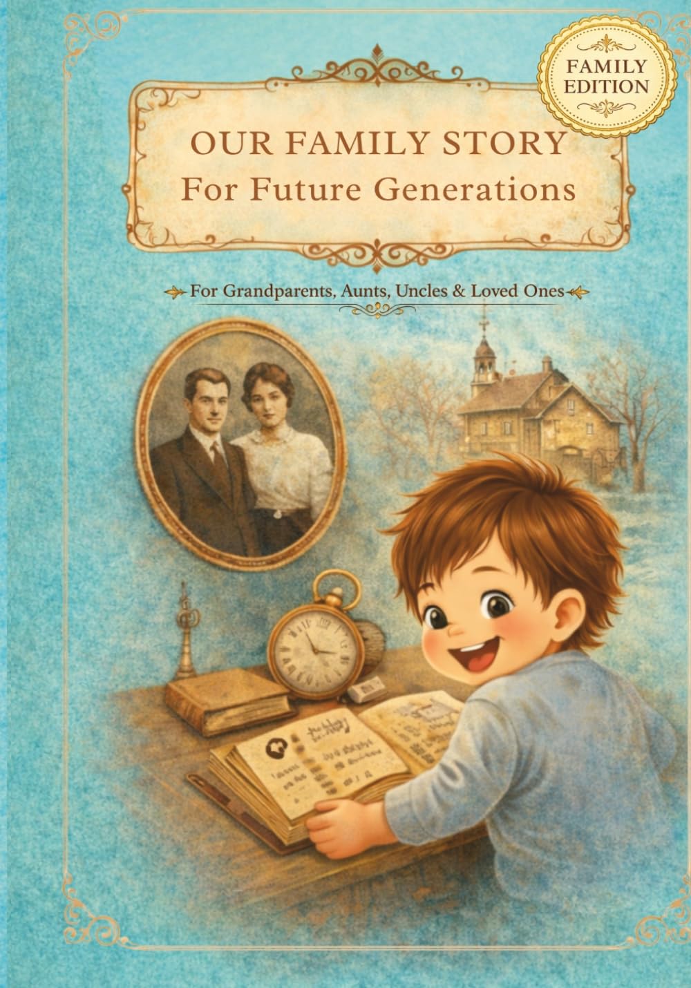 Our Family Story - Family Edition: For grandparents, Aunts, Uncles & Loved Ones (Minnosh's Journey)