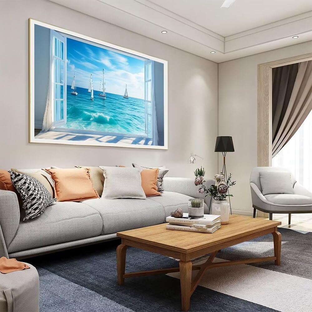 Kit Peinture Diamants 5D Village De Pêcheurs – Paysage Marin, 30x40 Cm, Strass Ronds, Pour Adultes Débutants, Déco Maison - 9