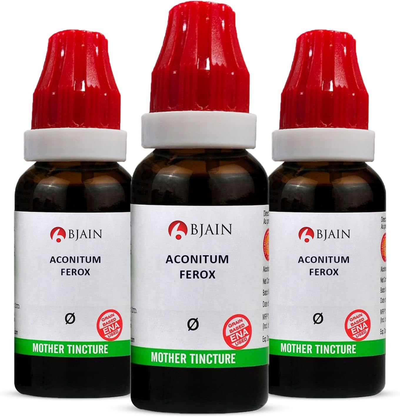 Bjain Aconitum Ferox Q Mother Tincture, 30ml (Pack of 3) | Homeopathy Medicine