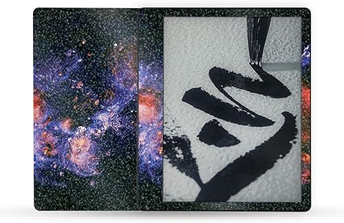 Vista 82 de MightySkins Skin - Funda de vinilo compatible con Yaxa Kindle Scribe (2022), color morado sólido, protectora, duradera y única, fácil de aplicar