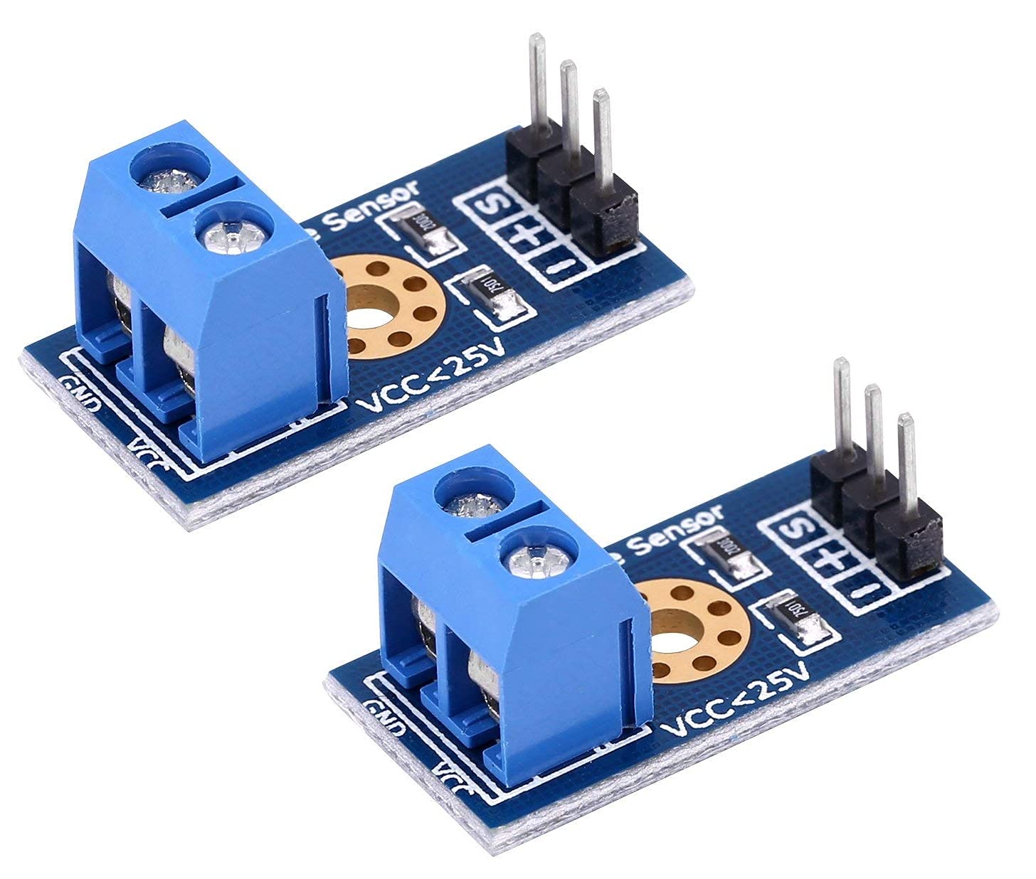 DS Robotics® Voltage Detection Sensor Module For A.rduino, ARM and other MCU (2 Piece)