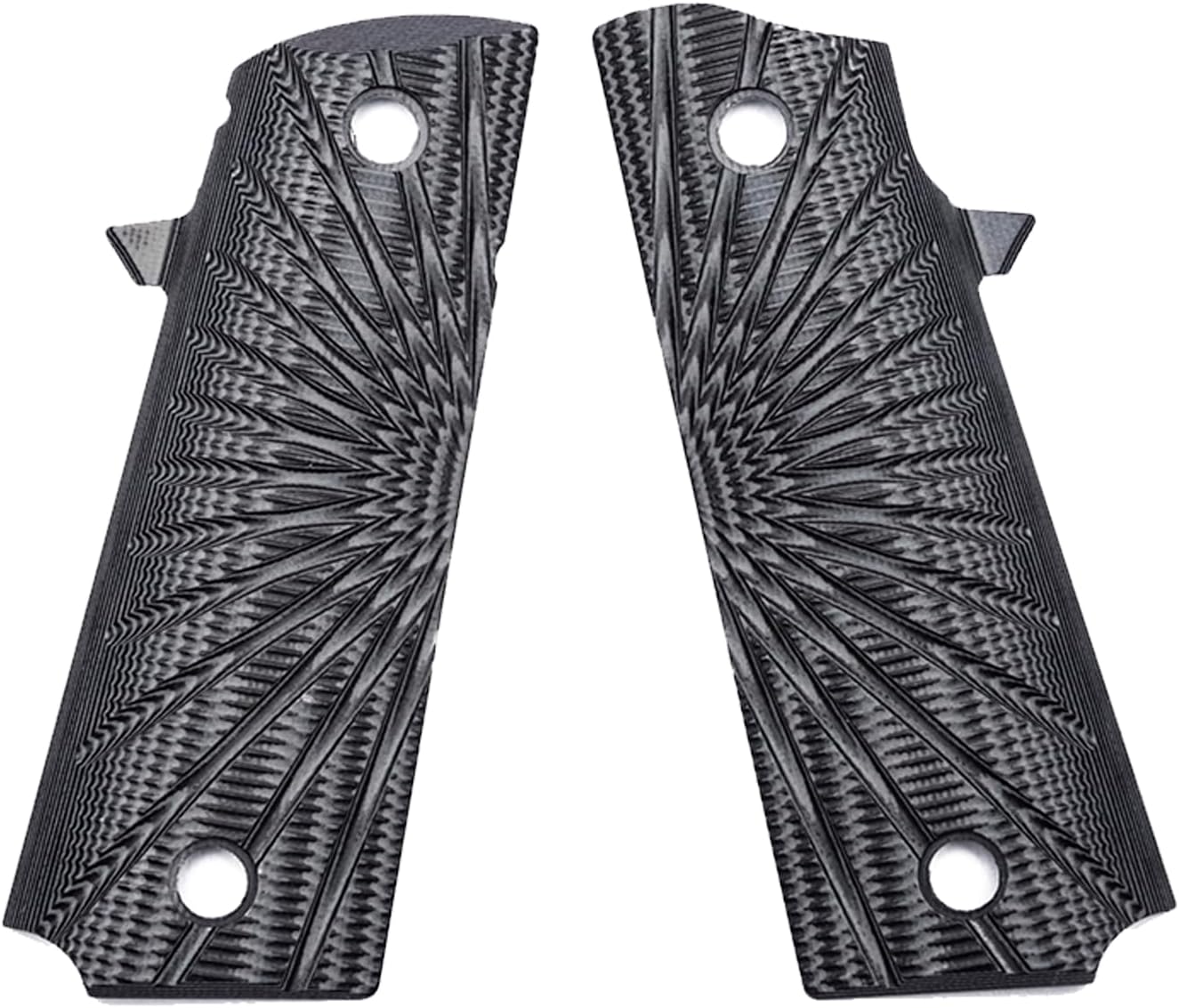 Guuun G10 Grip for para Ordnance 1911 P14-45 Grips with Starburst Texture for Optimal Hand-Feel Unparalleled Style