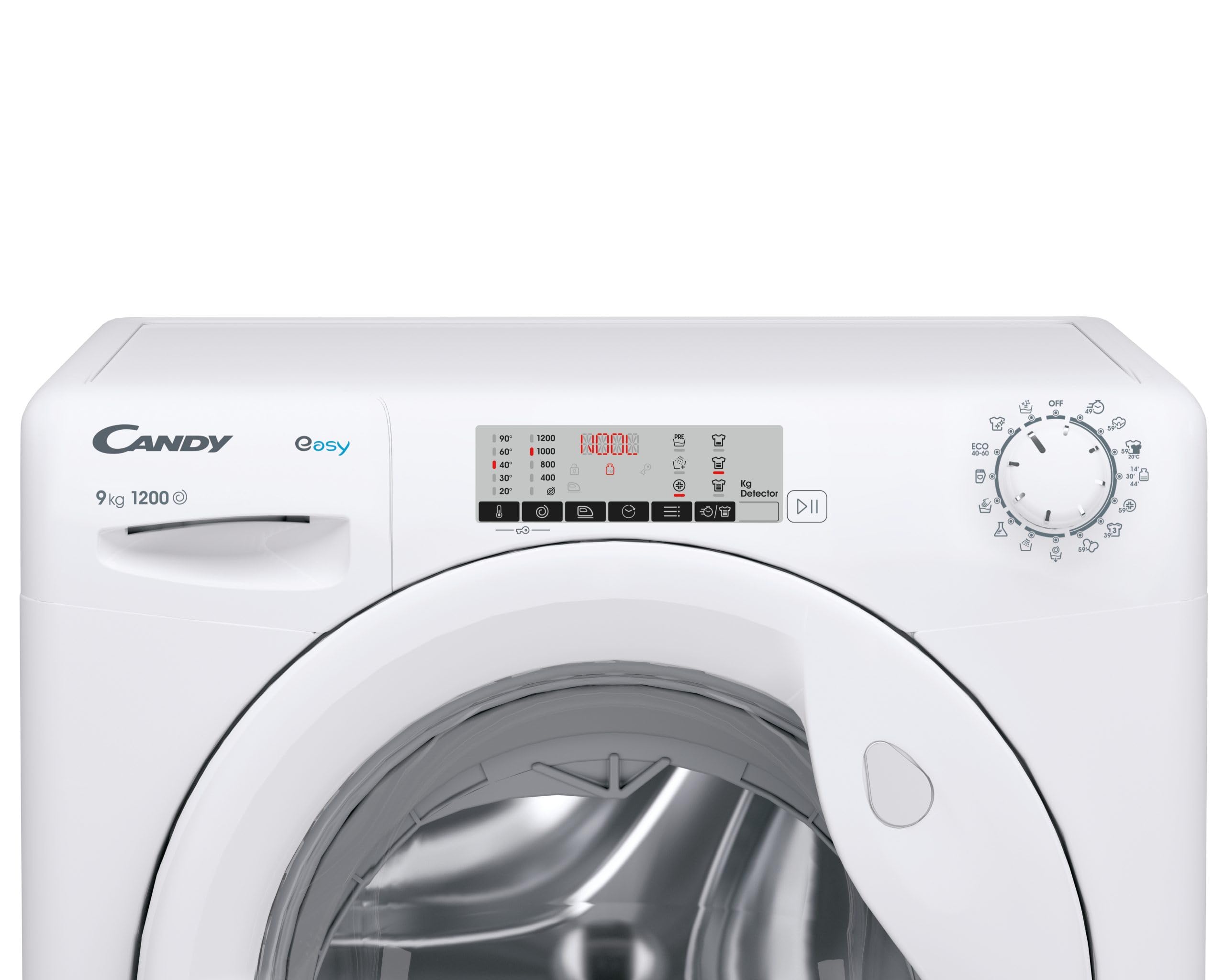 EY294DWM5/1-S - Lavatrice 9kg, 1200 giri, Libera Installazione, Carica Frontale, Classe energetica A