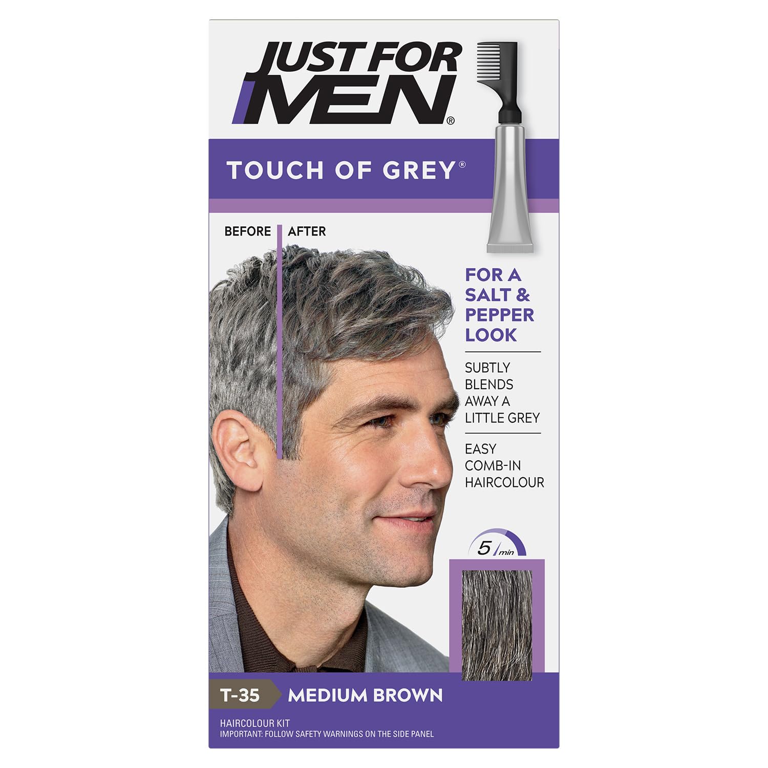Just For Men Touch Of Grey Hair Colour Dye | All Shades | Free Delivery