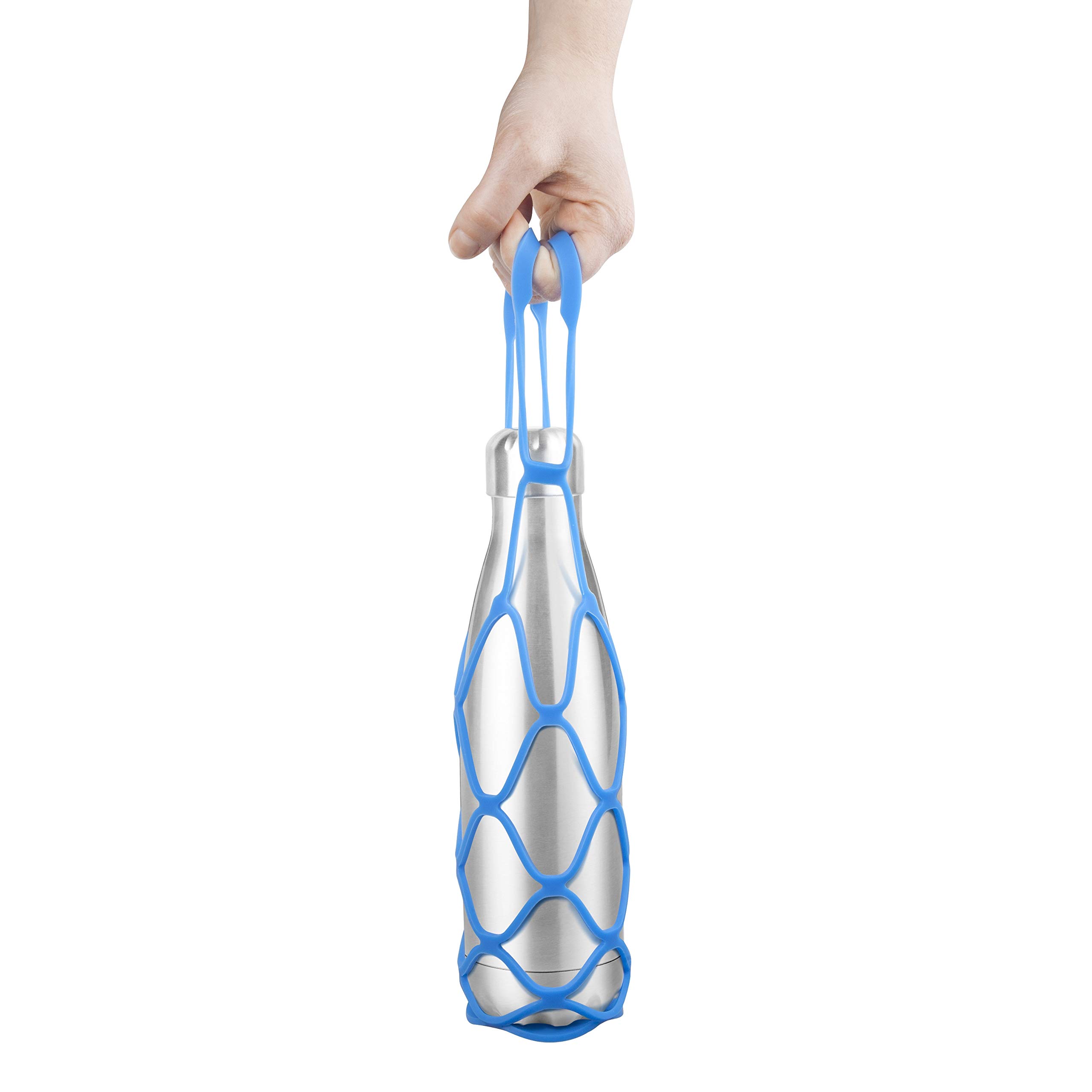 Final Touch Everyday Up & Away pieghevole sacchetto di bottiglia di silicone - blu (FTA1085)