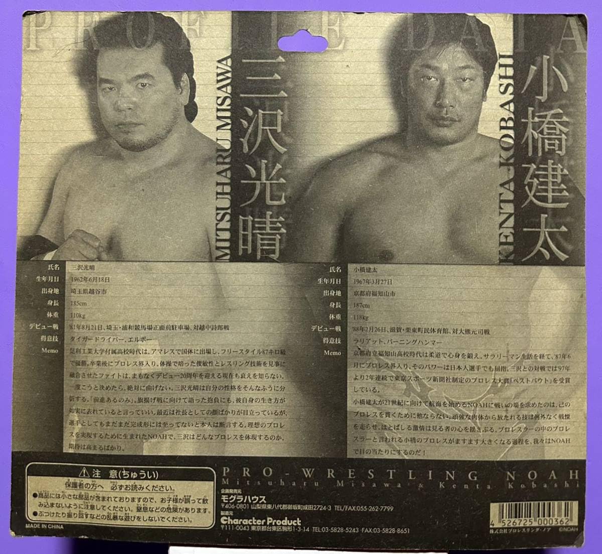 Amazon | 絶版 三沢光晴 小橋健太 プロレス フィギュア モグラハウス