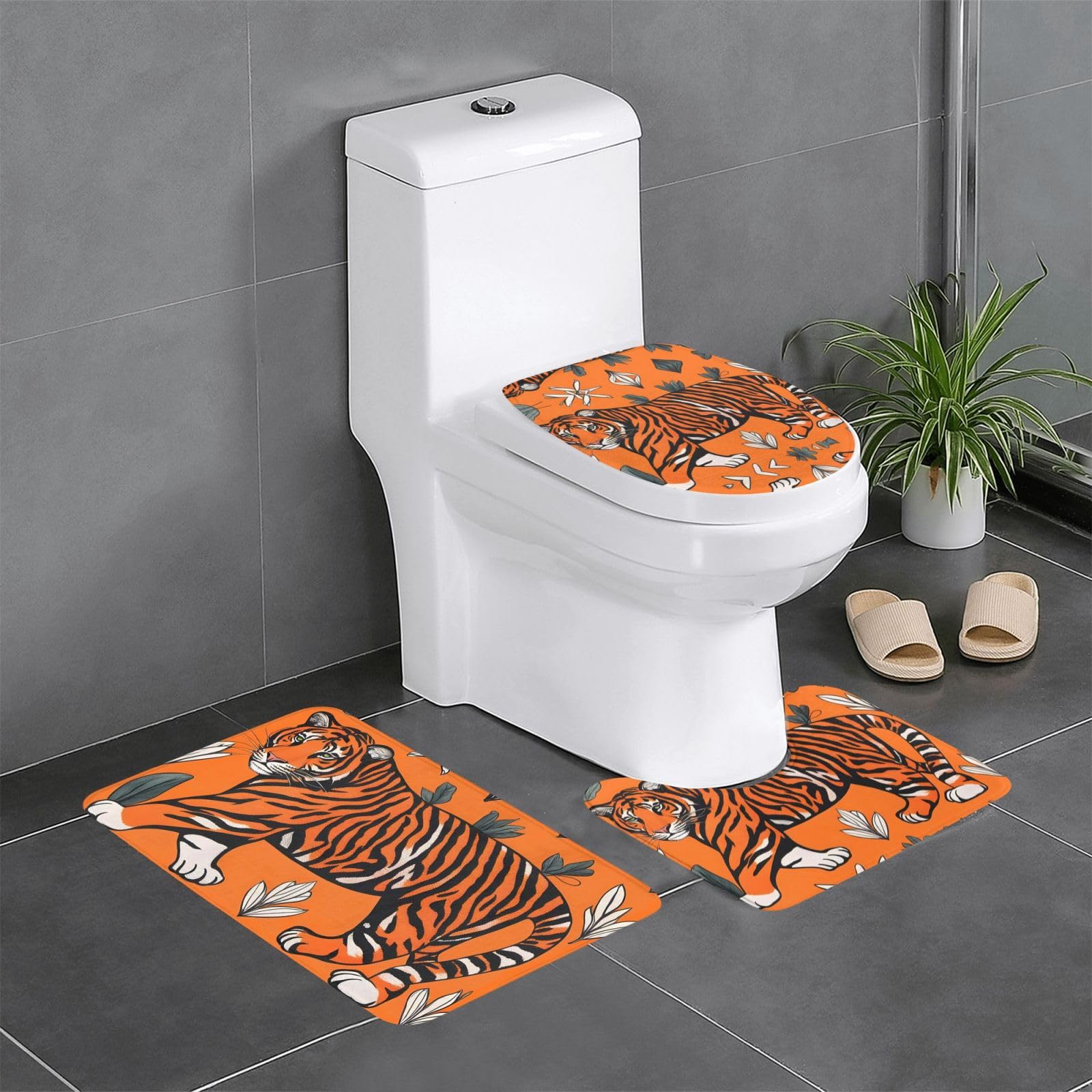 Tapis de salle de bain antidérapants pour éviter les glissades sur carrelage