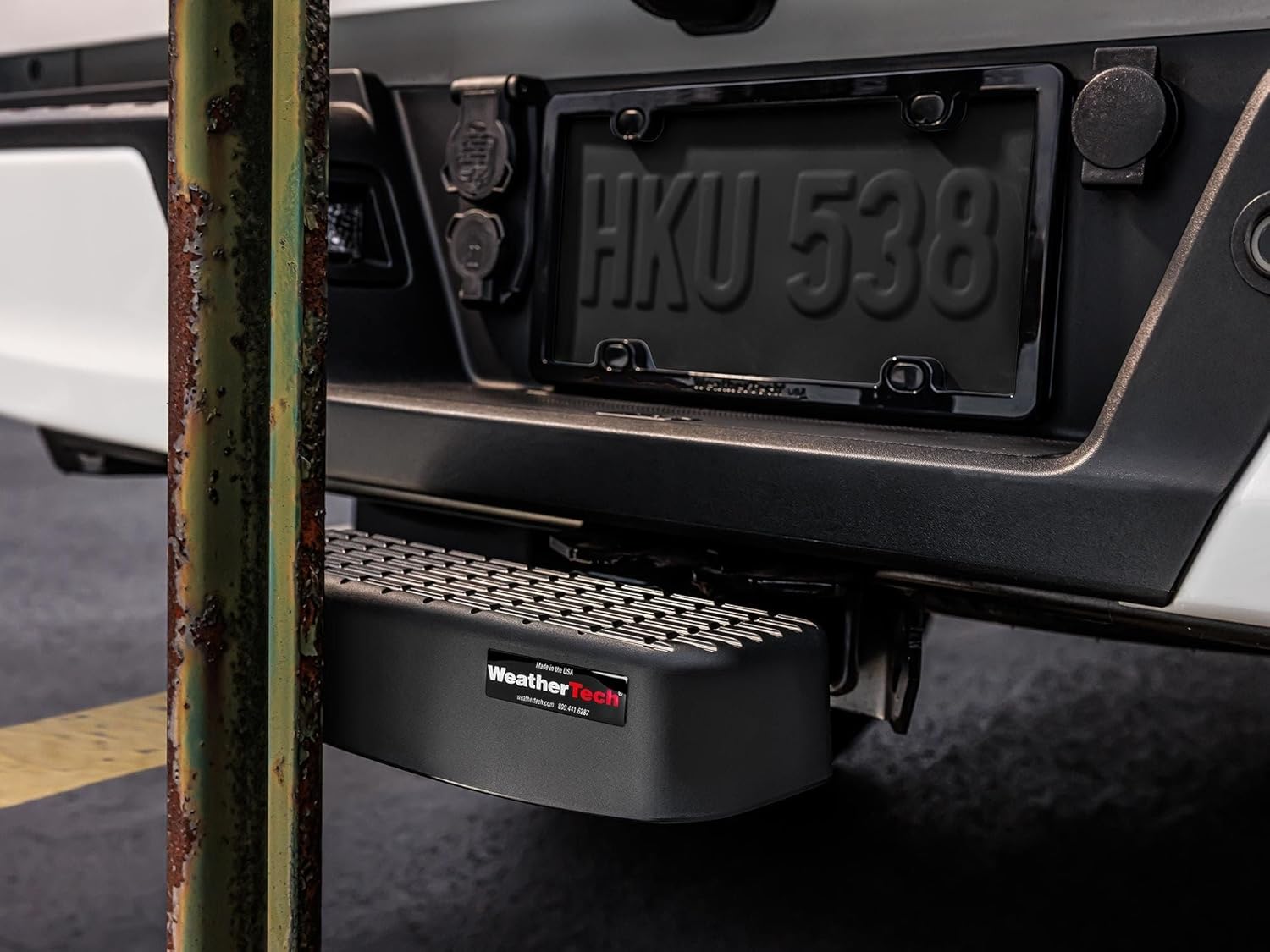 WeatherTech BumpStep USA with Hitch Pin 8ABS2WHP5 Black