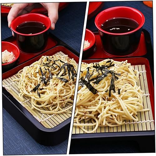 Miniatura 5 de 5 juegos de platos de fideos fríos japoneses, fuente de cocina, plato de sushi de estilo japonés, vajilla de cocina, recipiente de alimentos, plato